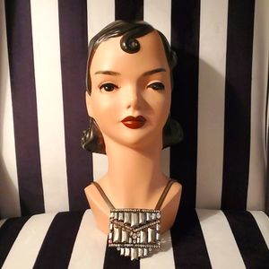 Vintage Art Deco Statement  Necklace